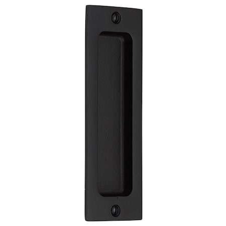 Patioplus 2 x 6 in. Rustic Modern Rectangular Flush Pull, Flat Black PA2667432